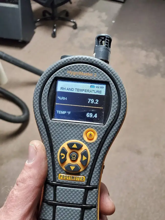 Moisture meter humidity assessment for Fire & Smoke Damage Restoration in Lynn